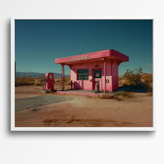 Pink Gas Station